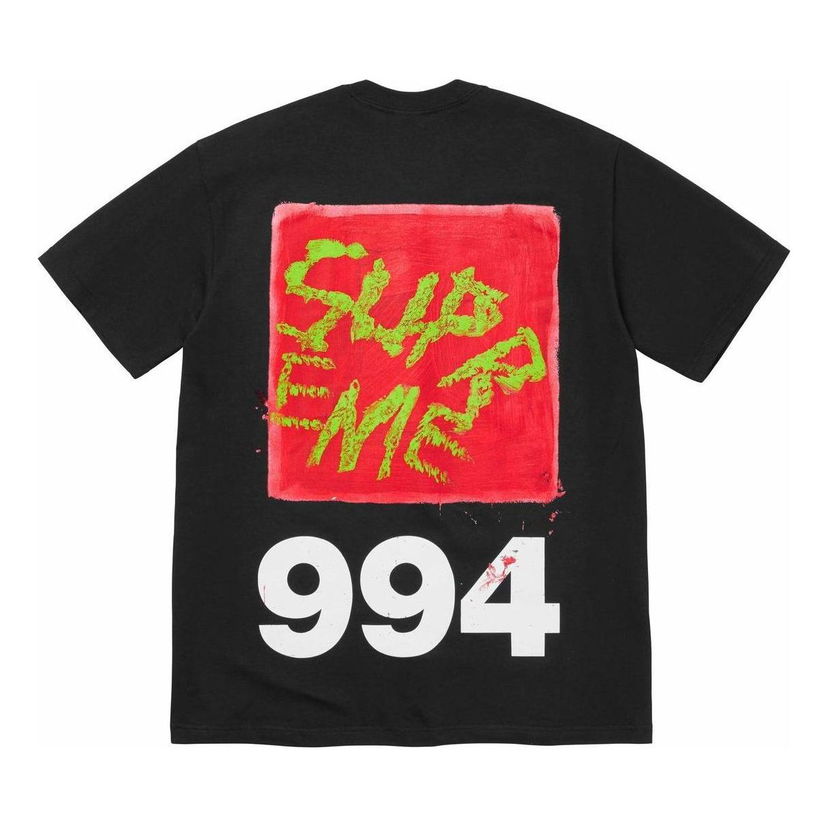 Majica kratkih rukava Supreme Paint Graphic Print Tee Crna | SUP-SS24-158