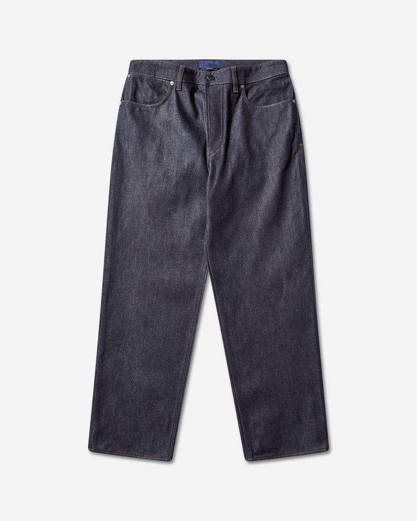 Jeans Stone Island Indigo Denim Raw Loose Jeans Tamnoplava | K2S15-J100006-S00J8 VJ200
