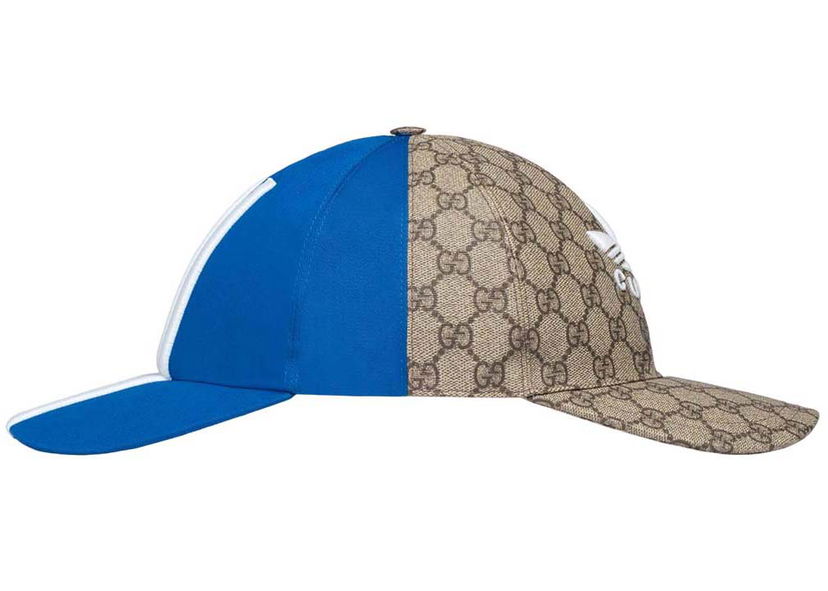 Kapa Gucci adidas x Double Sided Baseball Cap Blue/Beige Višebojno | 719406 4HAST 9768