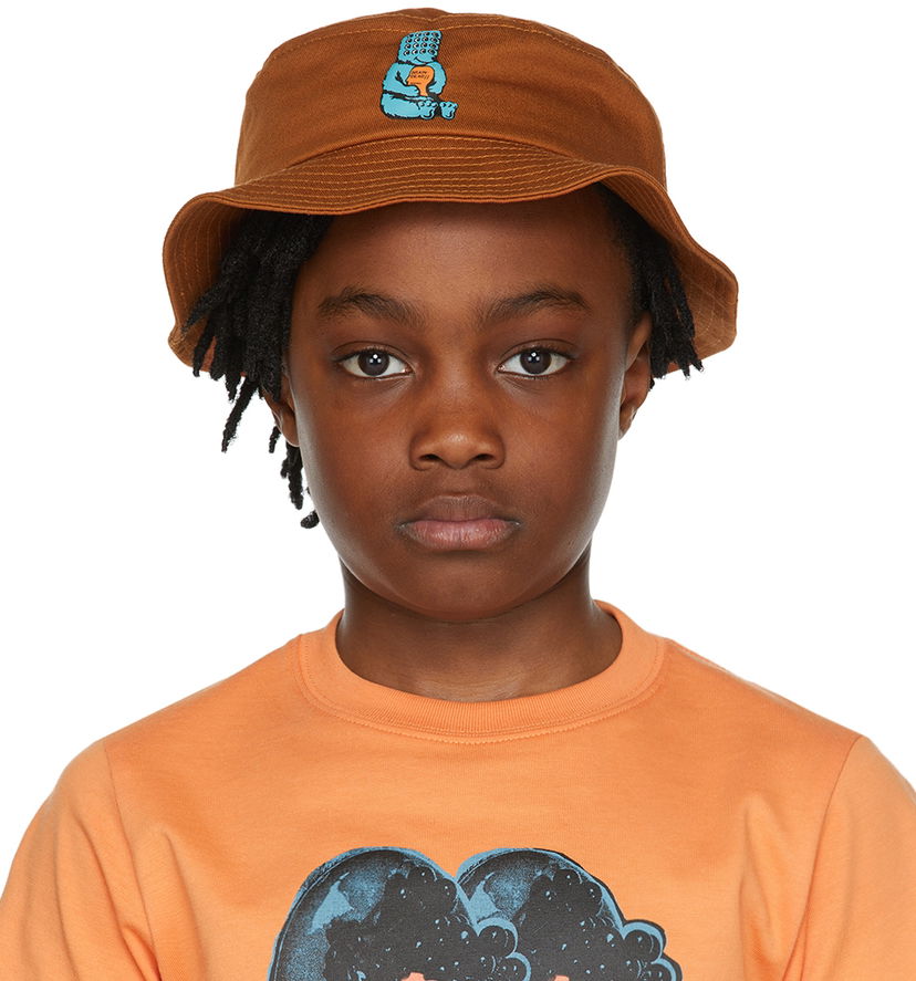 Šešir Brain Dead Brain Dead Bear Brain Bucket Hat Smeđa | BDS21H10002136OR01