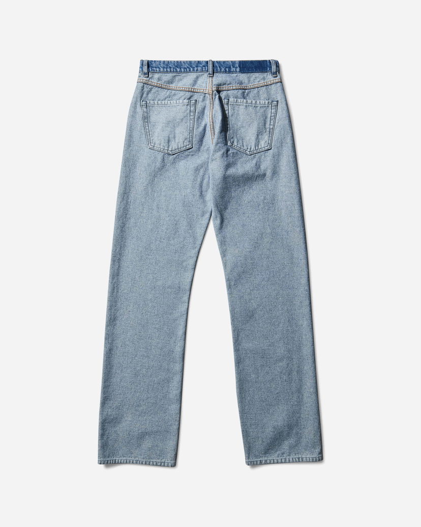 Jeans Maison Margiela Straight-Leg Jeans Plava | SH0LA0026 967