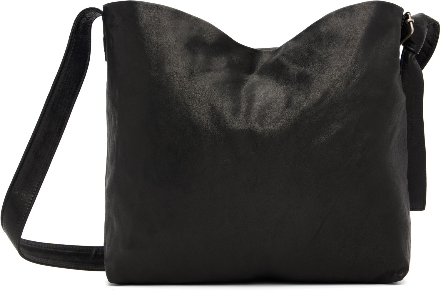 Torba za rame Ann Demeulemeester Ann Demeulemeester Runa Medium Soft Shoulder Bag Crna | B0012628-LT137-099, 0