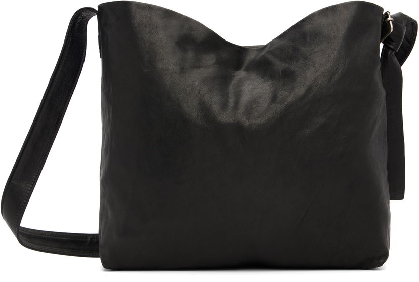Torba za rame Ann Demeulemeester Ann Demeulemeester Runa Medium Soft Shoulder Bag Crna | B0012628-LT137-099