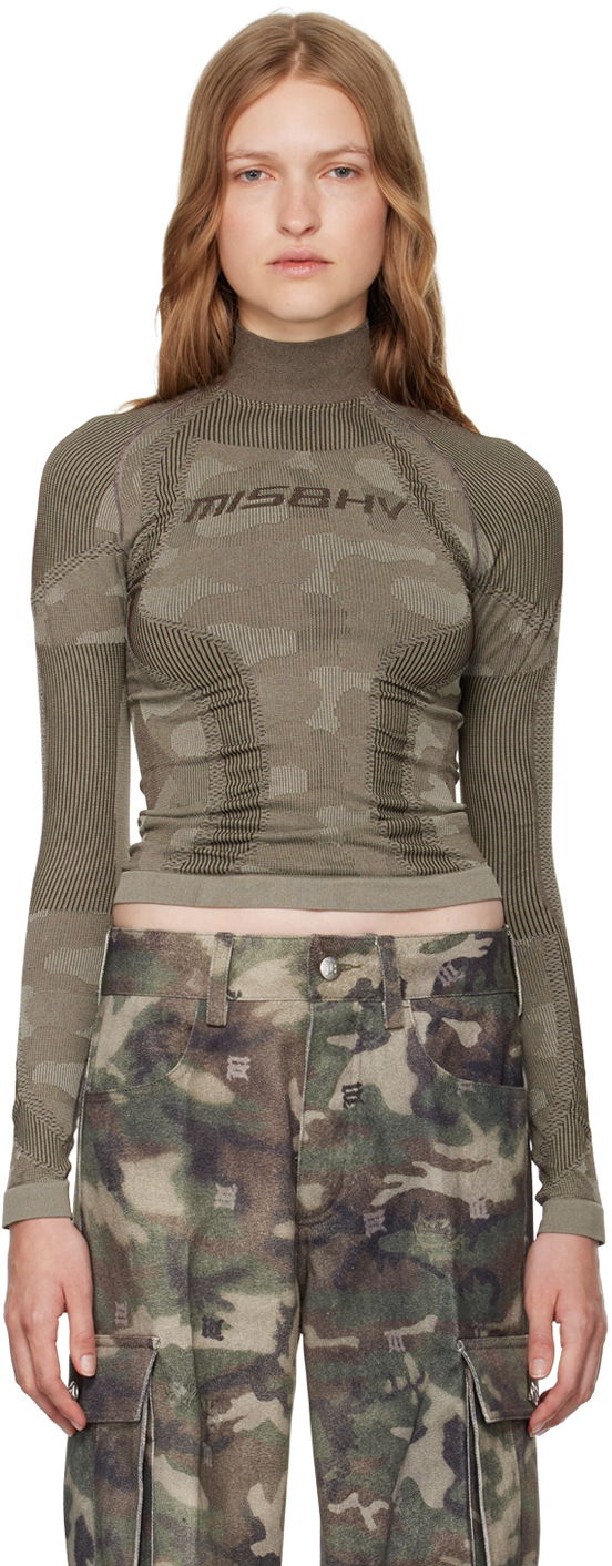 Majice i majice bez rukava MISBHV Sport Long Sleeve Top Zelena | 241W513