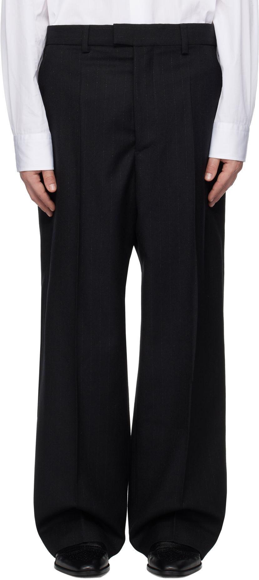 Hlače VETEMENTS Evening Tailored Pants Crna | UA66PA430B1