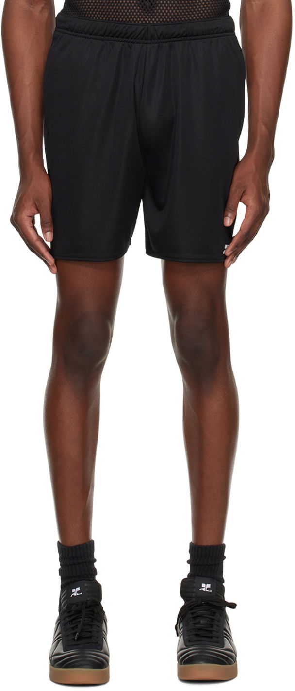 Kratke hlače Courrèges Courrèges Football Shorts Crna | 123JSH017JS0045