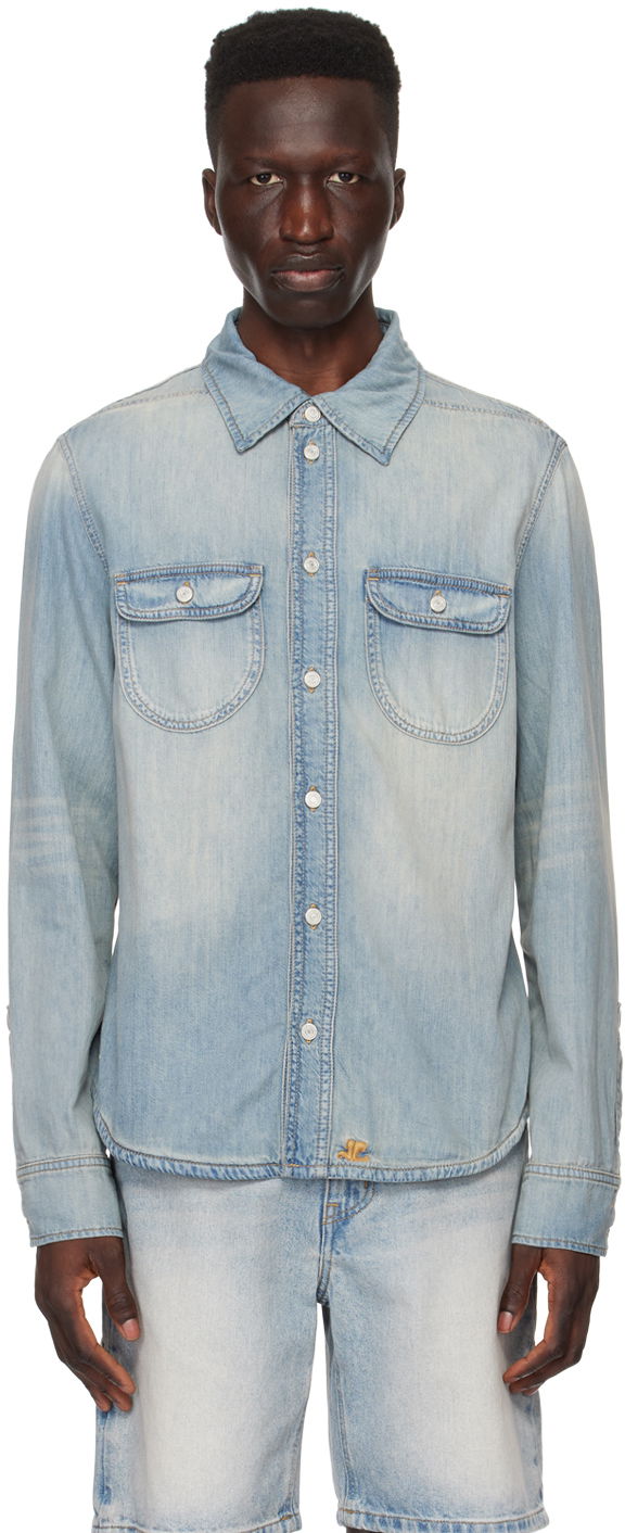 Košulja Courrèges Denim Shirt Plava | 124DCH015CO0102