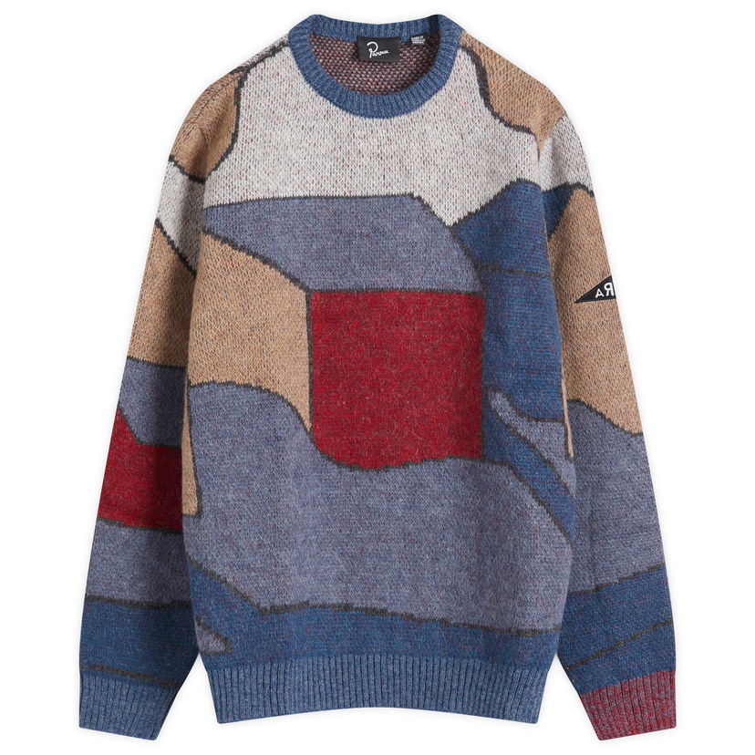 Džemper By Parra Your Street Knitted Pullover Blue Plava | 52332