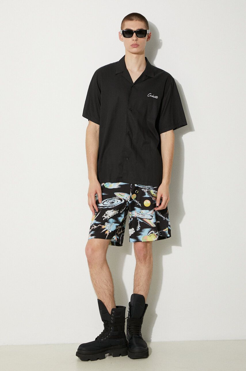 Kratke hlače Human Made Graphic Print Shorts Crna | HM27PT022, 1