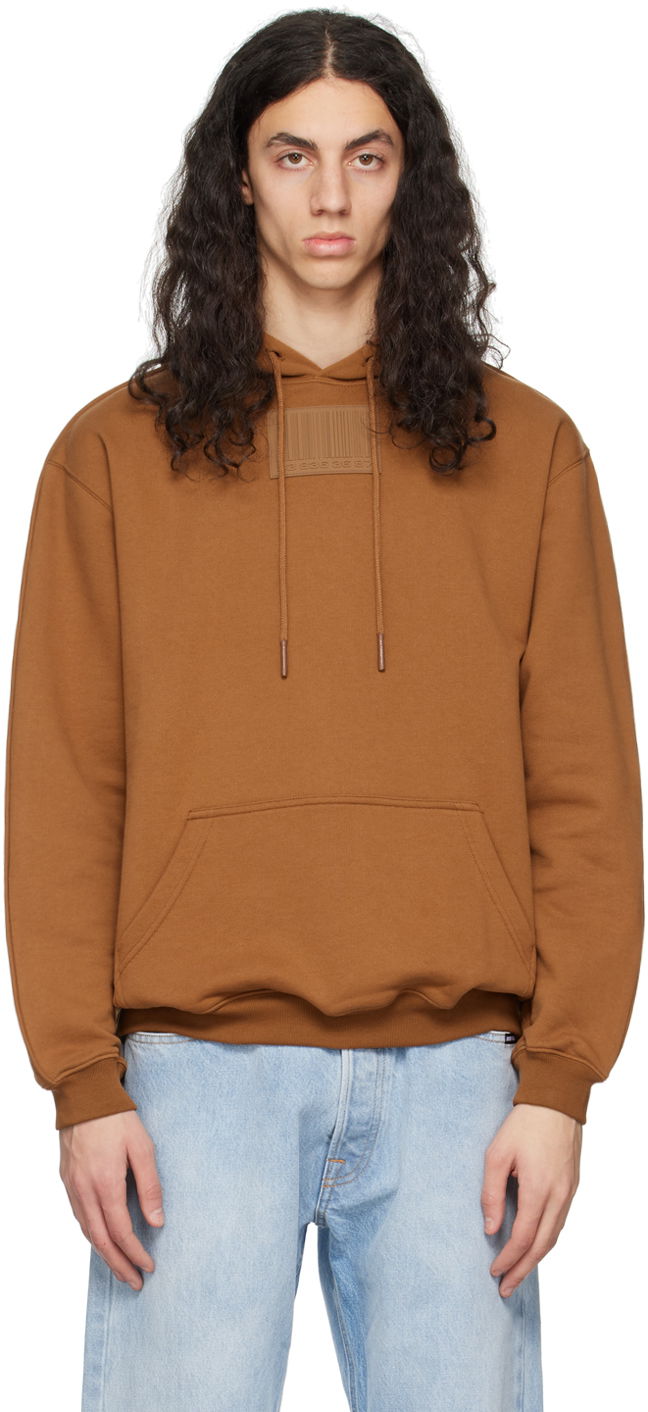 Dukserice VETEMENTS Rubber Patch Hoodie Smeđa | VL16HD100X