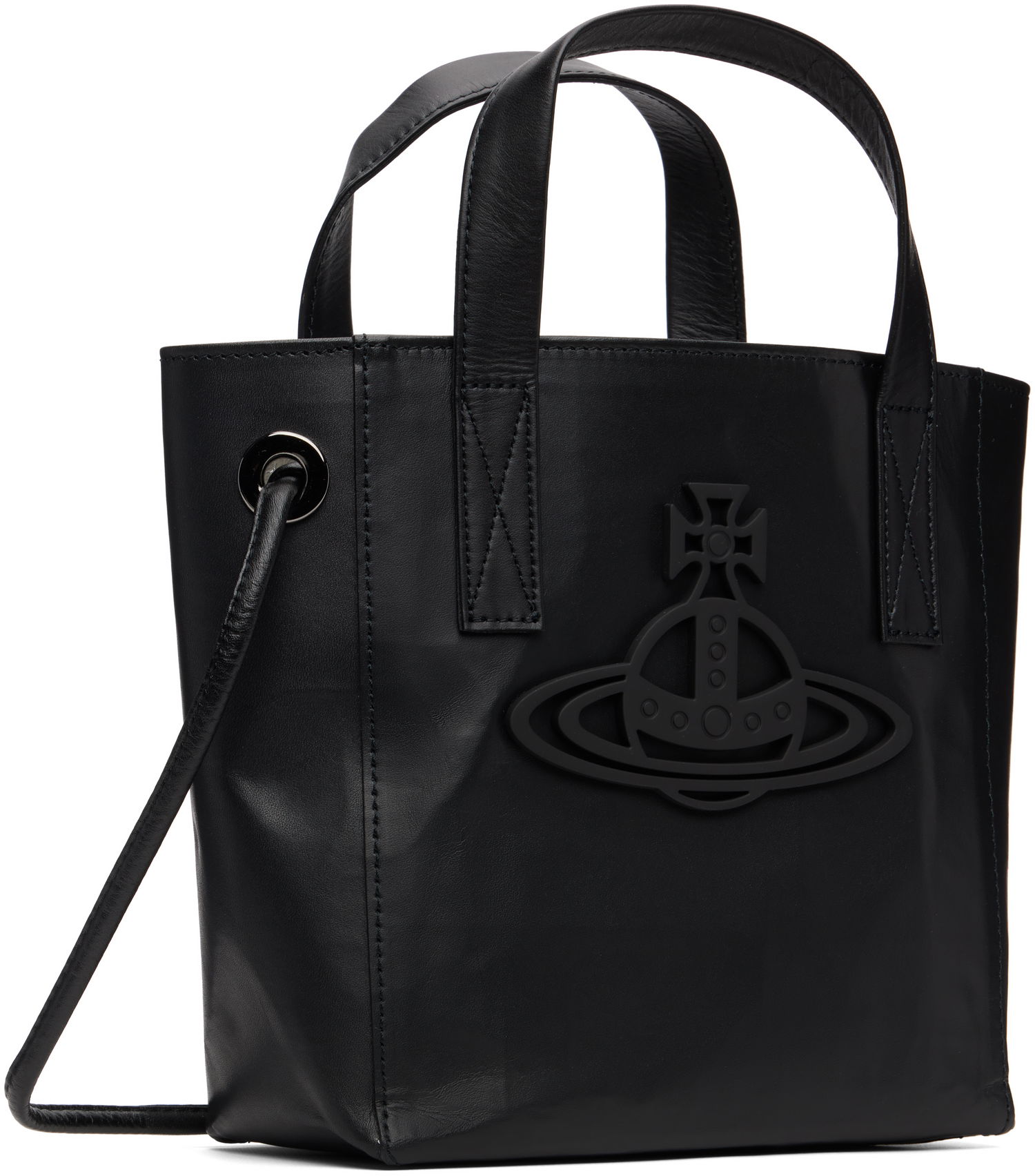 Tote bag Vivienne Westwood Vivienne Westwood Sarah Small Leather Tote Crna | 4D030006U-L00AN-, 1