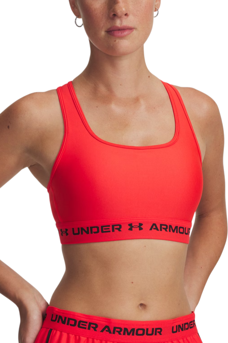 Grudnjak Under Armour Under Armour Crossback Mid Sports Bra Crvena | 1361034-714