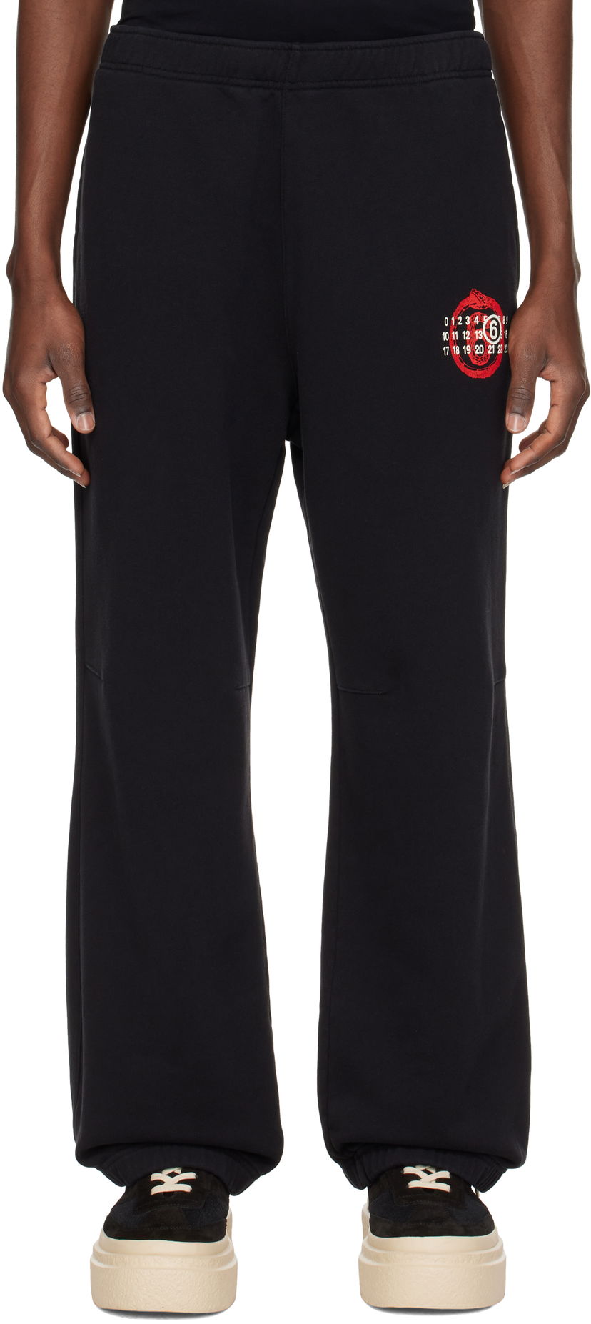 Trenirka Maison Margiela MM6 Maison Margiela 'Year of the Snake' Sweatpants Crna | SH2KA0027 M25014