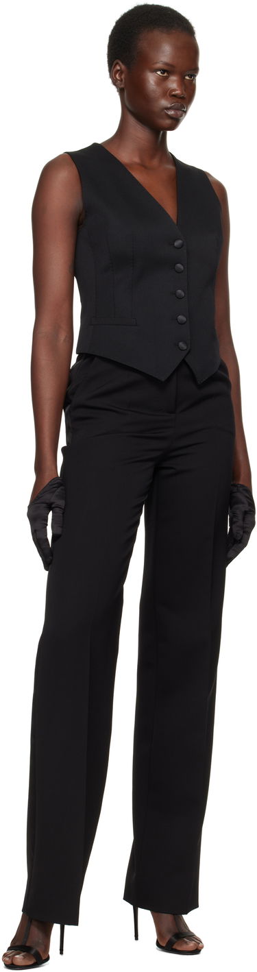 Tenisice i cipele Dolce & Gabbana Satin T-Bar Heeled Sandals Crna | CR1766 A7630, 4