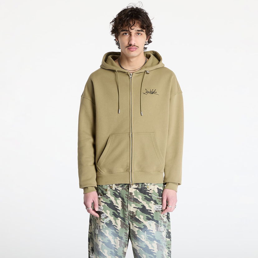Dukserice Footshop FTSHP Everyday Zip Hoodie Zelena | FTSHP_437