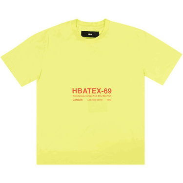 Majica kratkih rukava Hood By Air HBATEX T-Shirt Žuta | 2835 100000103HSST LIME, 0