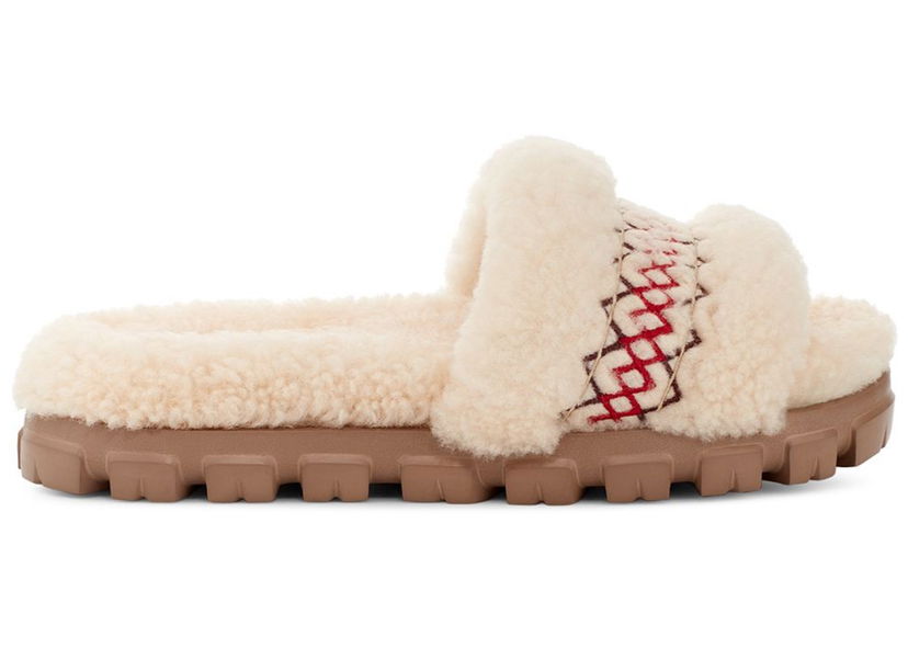 Odjeća UGG Cozetta Slipper Heritage Braid Natural (Women's) Bijela | 1143974-NAT