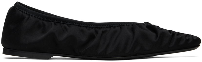 Tenisice i cipele TOTEME 'The Gathered' Flats Crna | 243-WAS2747-FB0228