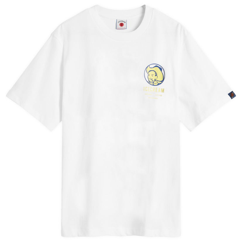 Majica kratkih rukava BBC IceCream ICECREAM Cowboy Graphic T-Shirt, Size Large Bijela | IC25144-WHT