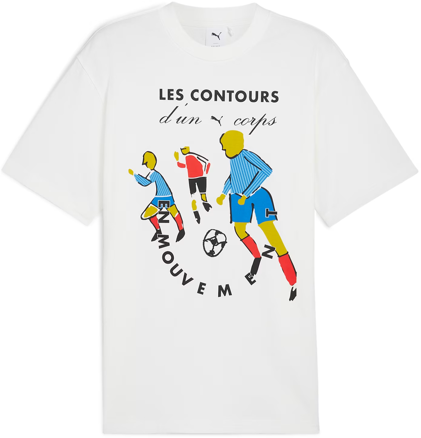 Majica kratkih rukava Puma Players Lane Graphic T-Shirt Bijela | 626660-02