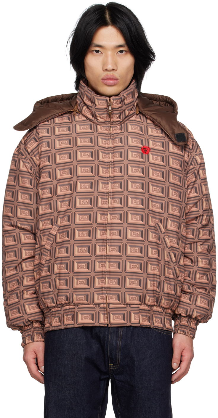 Pernata jakna BBC IceCream ICECREAM Chocolate Bomber Jacket Smeđa | IC22404