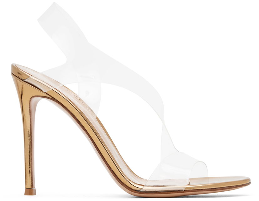 Dodaci Gianvito Rossi Gianvito Rossi Metropolis Heeled Sandals Metalik | G31841.15RIC.GME