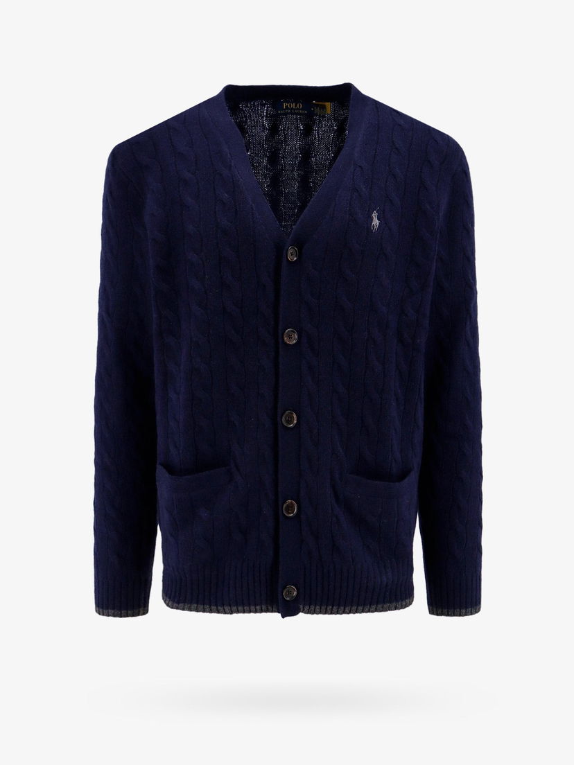Džemper Polo by Ralph Lauren Polo Ralph Lauren Cable Knit Cardigan Tamnoplava | 710949808001