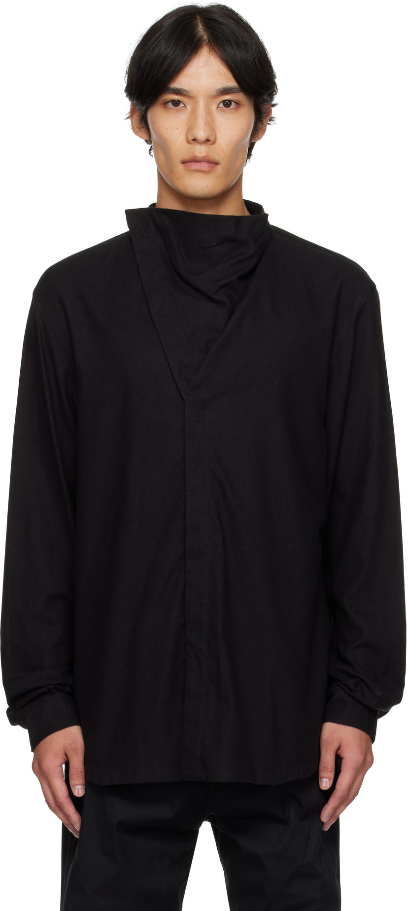 Košulja Rick Owens Rick Owens Concordians Island Shirt Crna | RU02E1299 FLW