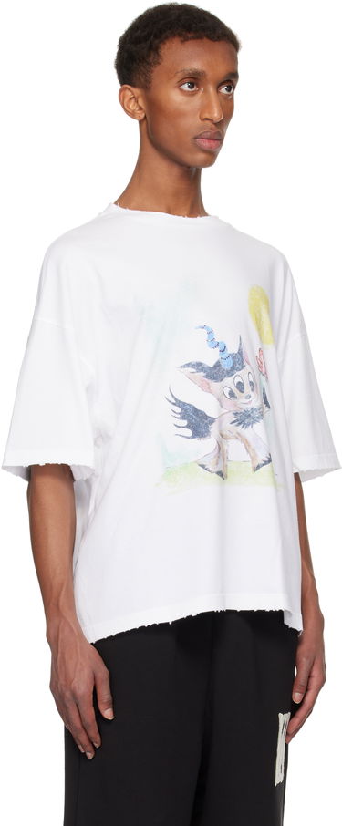 Majica kratkih rukava We11done Monster Pony Graphic T-Shirt Bijela | WD-TT3-24-781-U-WH, 1