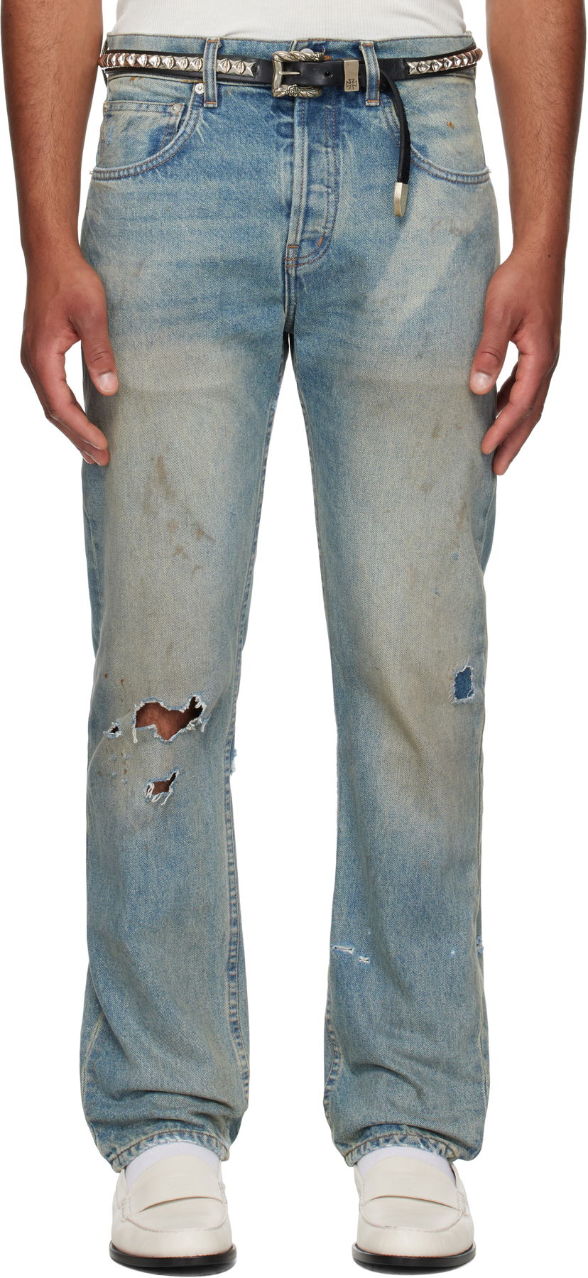 Jeans Enfants Riches Déprimés Enfants Riches Déprimés Straight Leg Jeans Plava | 050-403
