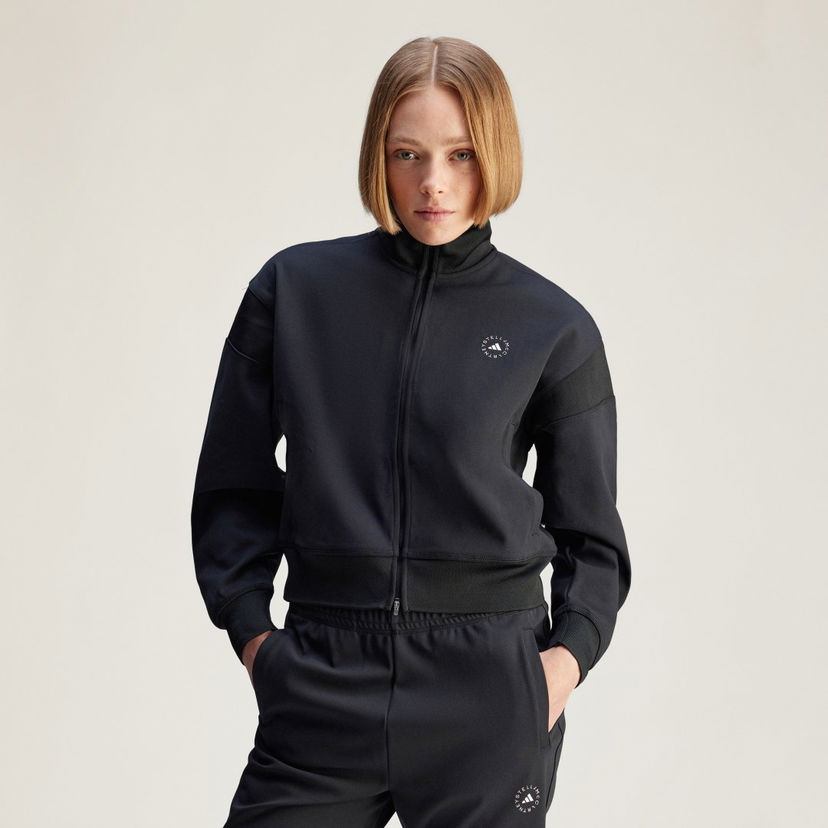 Dukserice adidas Performance adidas by Stella McCartney Knitted Track Jacket Crna | JJ0084