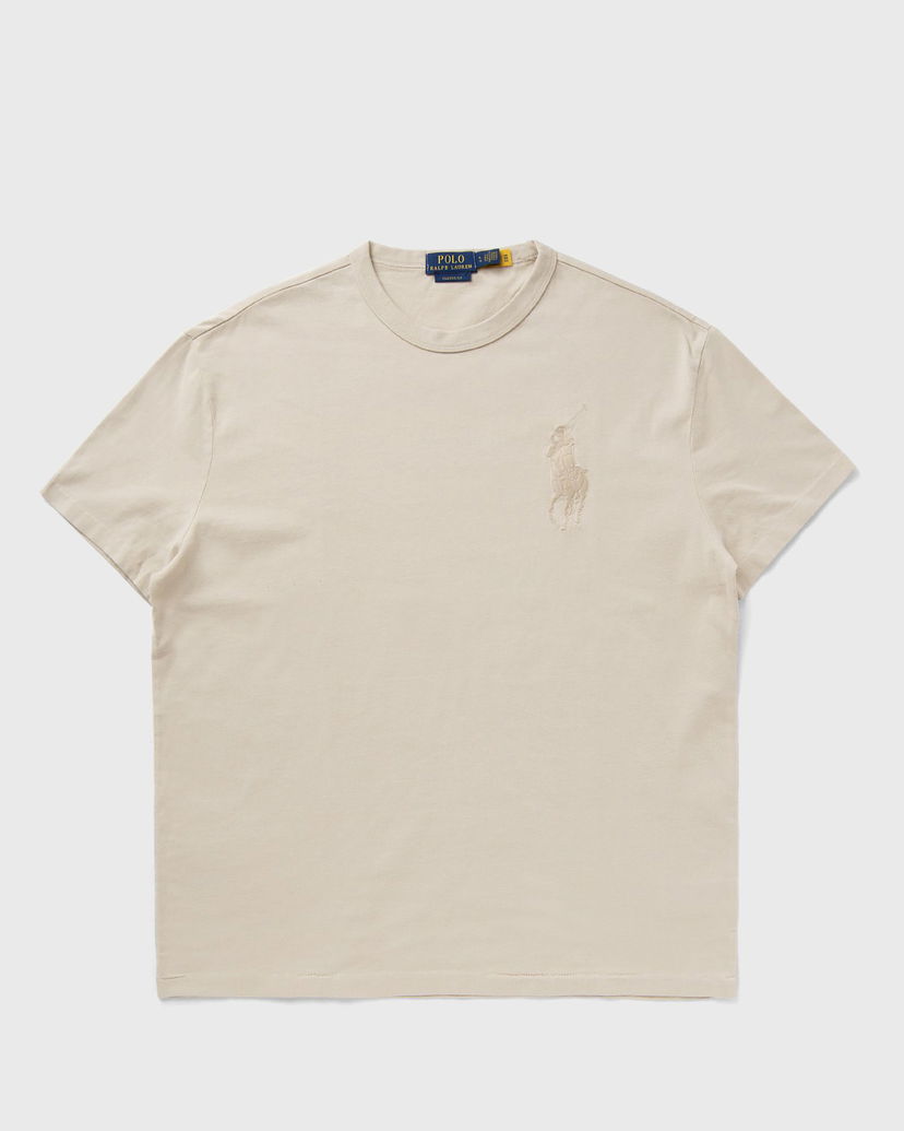 Majica kratkih rukava Polo by Ralph Lauren Polo Ralph Lauren Classic Fit T-Shirt with Embroidered Logo Bež | 710936509007
