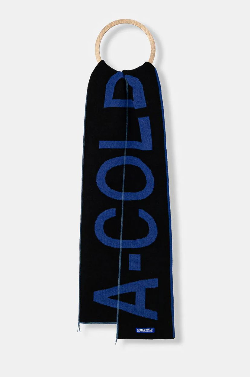 Šal A-COLD-WALL* Knitted Scarf Fracture Tamnoplava | ACWUA203