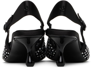 Tenisice i cipele Jimmy Choo Jimmy Choo Amel 50 Crystal Slingback Heels Crna | AMEL 50 QHS, 1