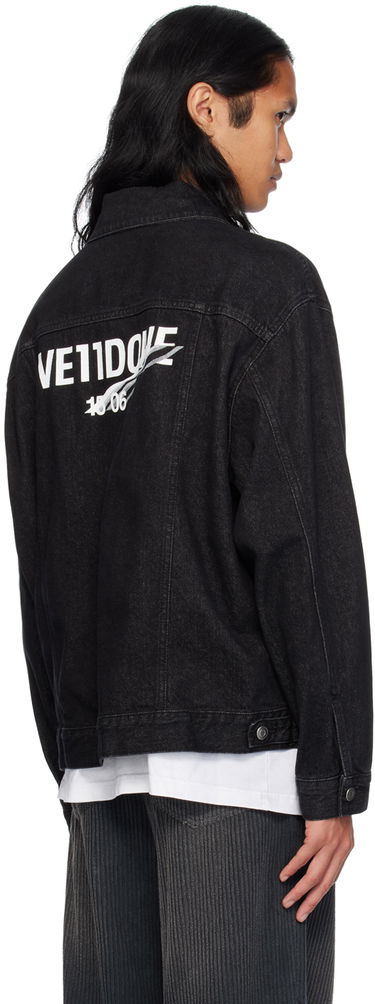 Jakna We11done We11done 1506 Trucker Denim Jacket Crna | WD-DJ1-23-913-U-BK, 2