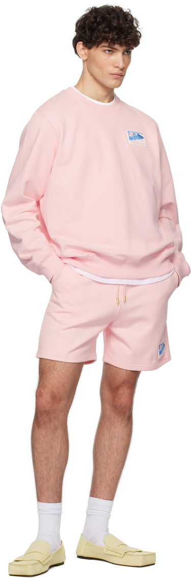 Kratke hlače Casablanca Temple Rubber Patch Shorts Ružičasta | MPS25-JTR-003-01, 4