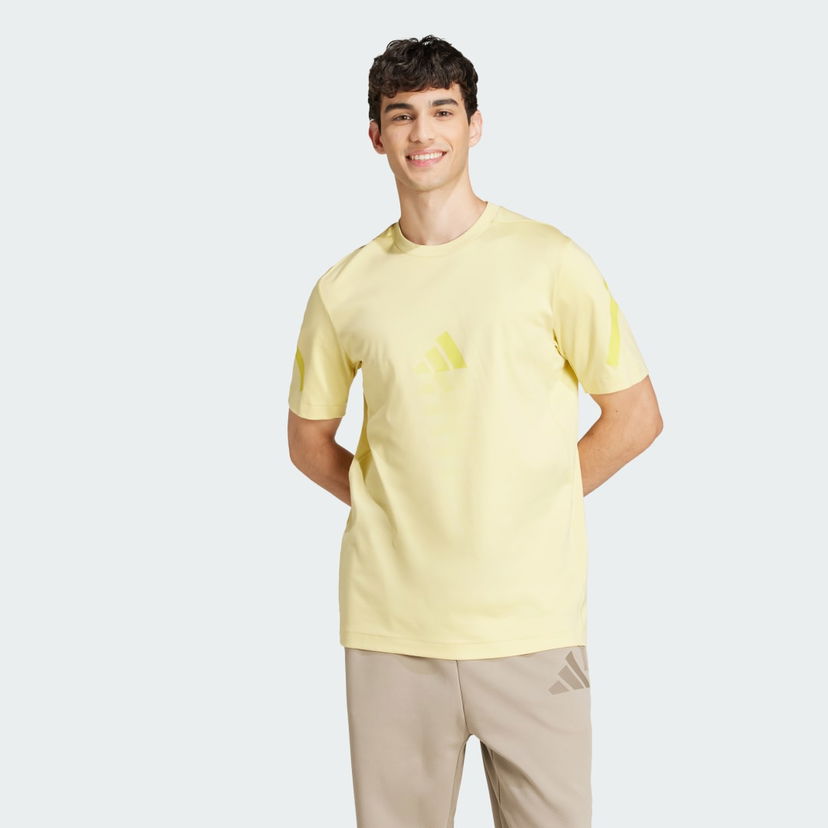 Majica kratkih rukava adidas Performance Z.N.E. Yellow Sports T-Shirt Žuta | JD5981