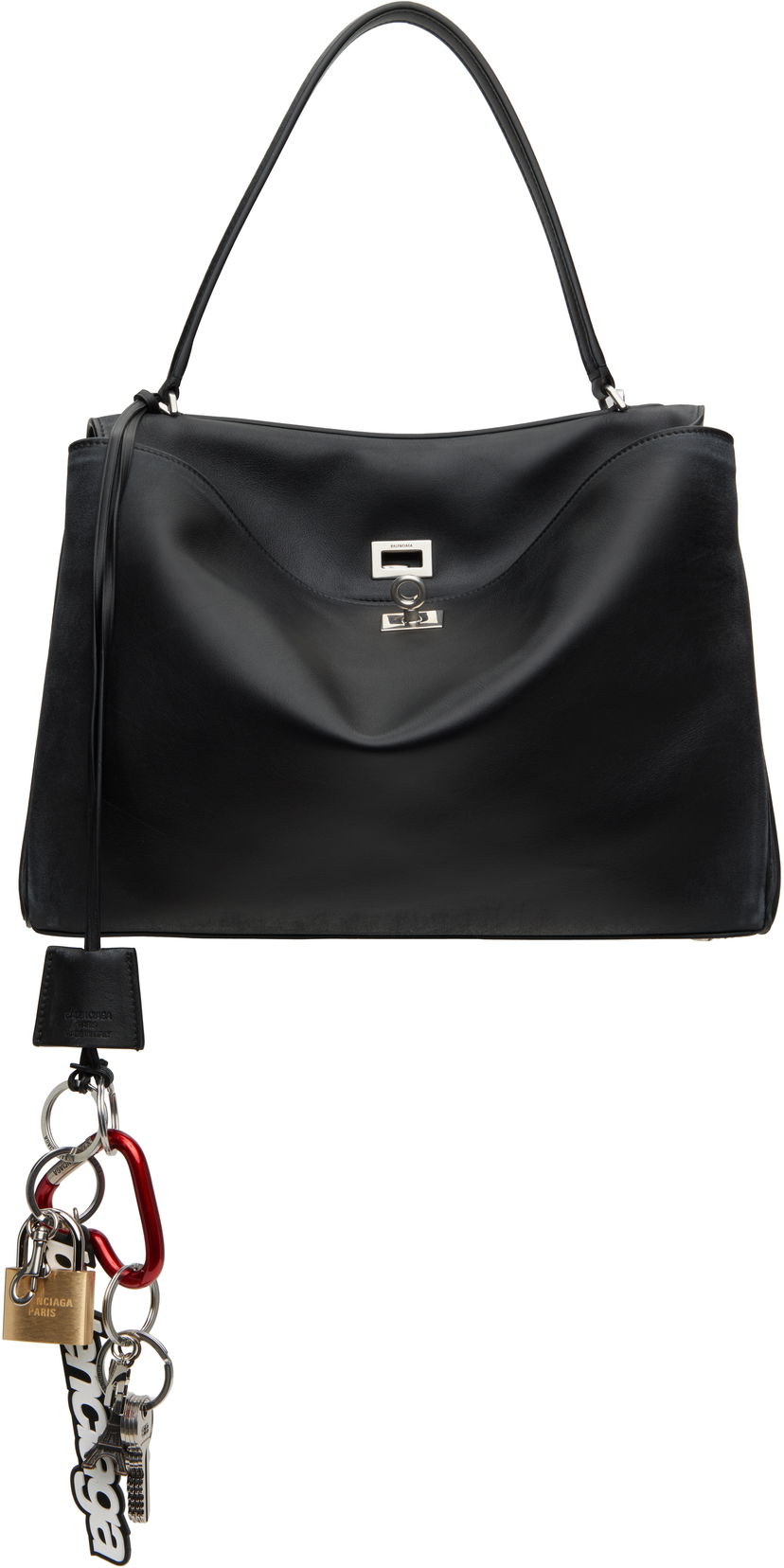 Ručna torbica Balenciaga Balenciaga Rodeo Medium Charm Bag Crna | 789772 2AA8U