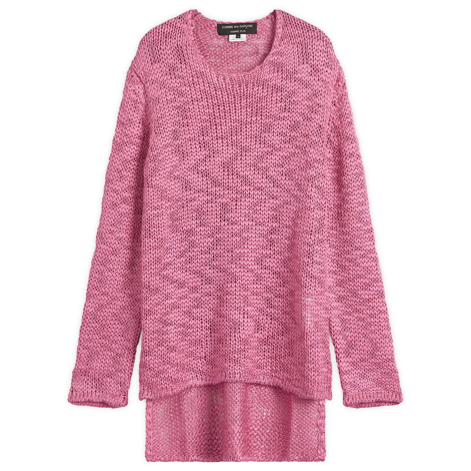 Džemper Comme des Garçons Comme des Garçons Homme Plus Slub Knit Crew Neck Ružičasta | PO-N008-051-1, 0