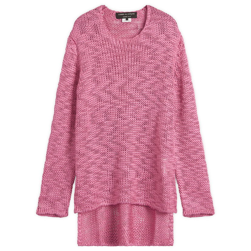 Džemper Comme des Garçons Comme des Garçons Homme Plus Slub Knit Crew Neck Ružičasta | PO-N008-051-1