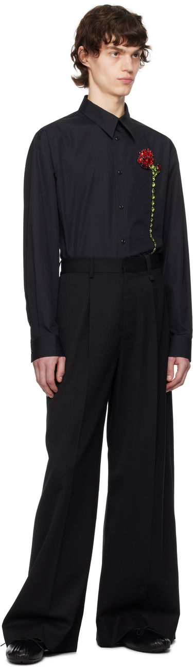 Hlače Simone Rocha Simone Rocha Wide Leg Trousers Crna | 4118 1217, 3