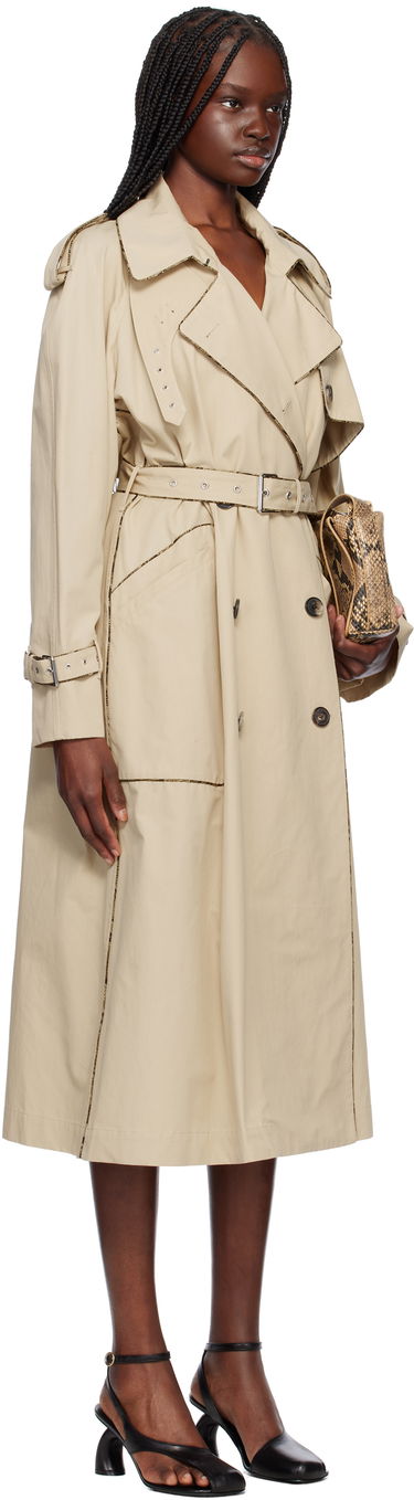 Trenčkot Dries Van Noten Dries Van Noten Piping Trench Coat Bež | 251-010216-1449, 1