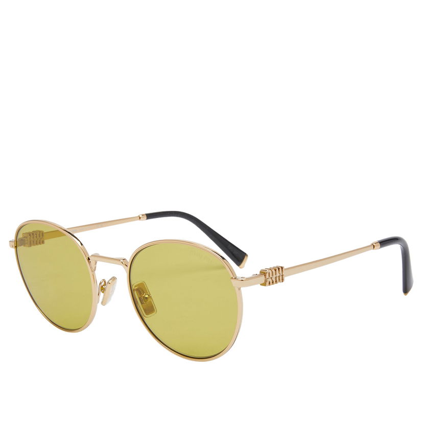 Sunčane naočale Miu Miu Miu Miu Eyewear 55ZS Round Sunglasses Metalik | 0MU-55ZS-50-5AK07O