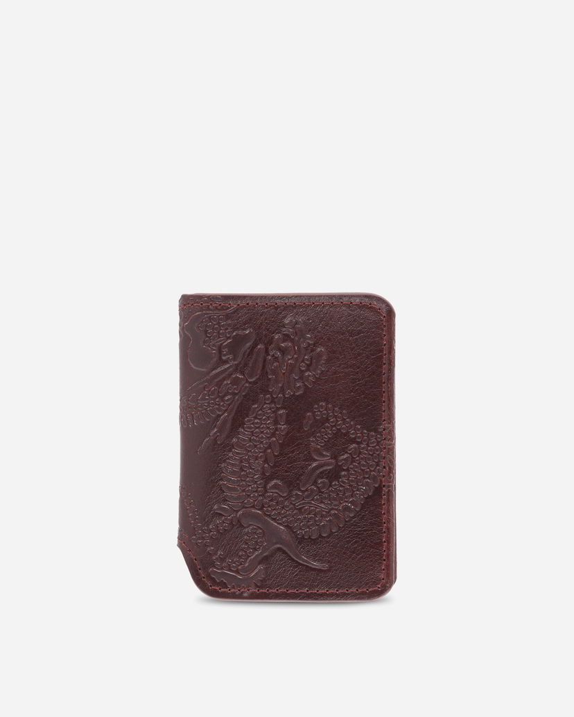 Novčanik OUR LEGACY Dragon Embossed Card Case Deep Abyss Smeđa | A4258CD 001