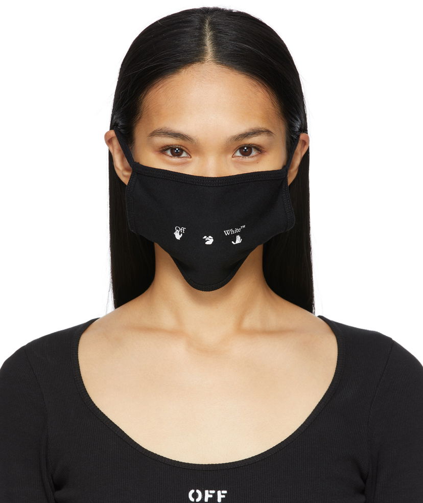 Odjeća Off-White Black New Logo Mask Crna | OMRG001R21JER0011001