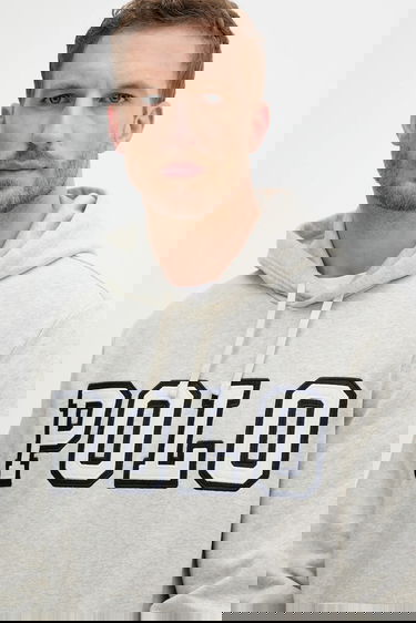 Dukserice Polo by Ralph Lauren Polo Ralph Lauren Fleece Hoodie with Applique Logo Siva | 710972664, 3