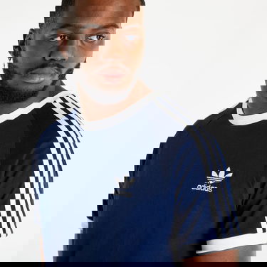 Odjeća adidas Originals adidas 3-Stripes Short Sleeve Tee Night Indigo Tamnoplava | IA4850, 4