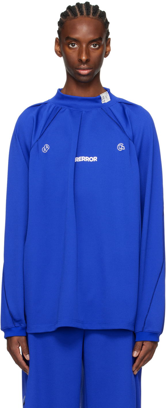Majica kratkih rukava ADER ERROR Siz Long Sleeve T-Shirt Plava | BN01SSSW0104BL