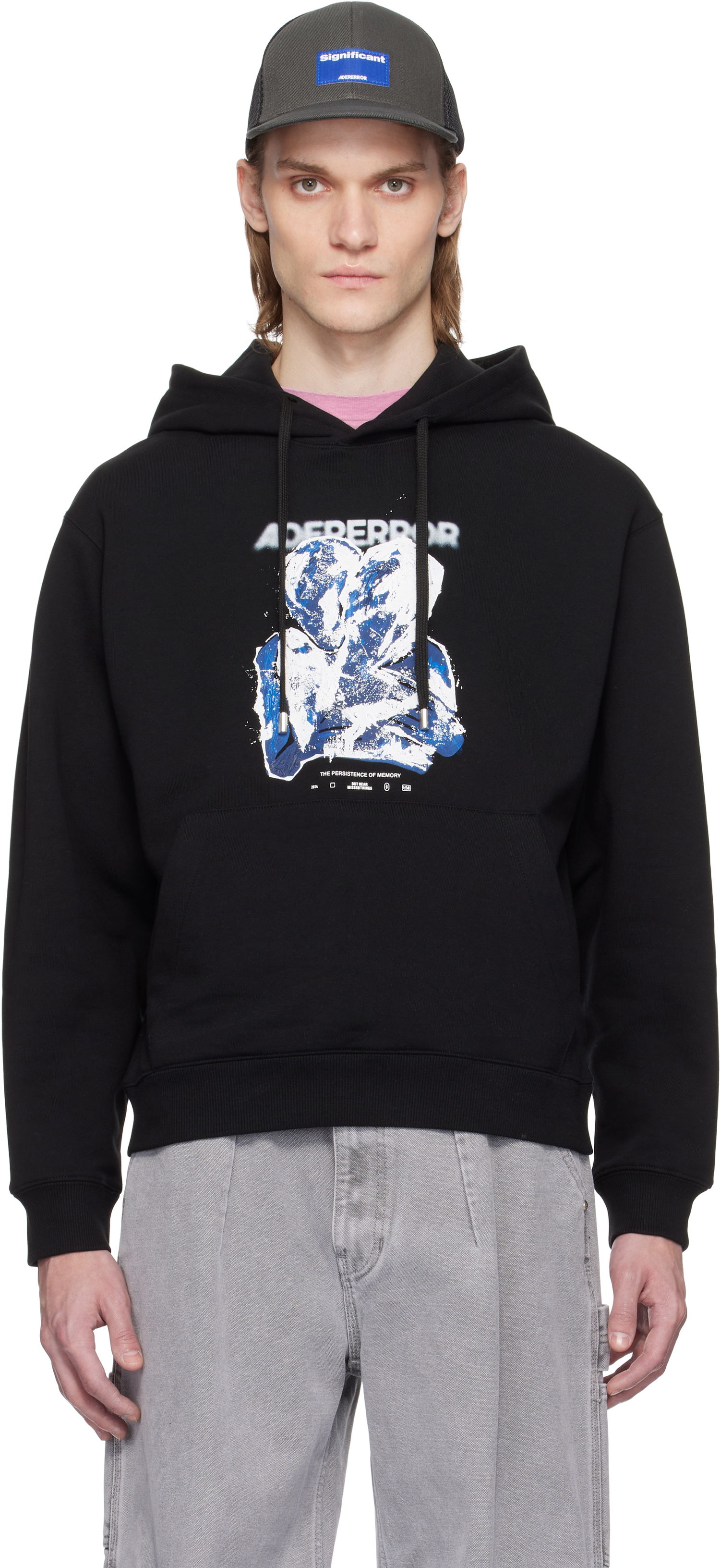 Dukserice ADER ERROR ADER error Product. 32 Hoodie Crna | BO01SSHD0103BK, 0
