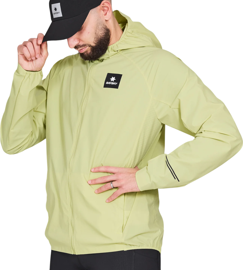 Vjetrovka Saysky Saysky Clean Pace Flex Hooded Jacket Žuta | nmrja20c312